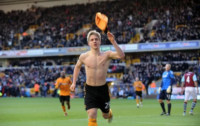 Framed Print : Kevin Doyle Scores the Decisive Goal: Wolverhampton Wanderers Lead 2-0 vs Burnley (Barclays Premier League)