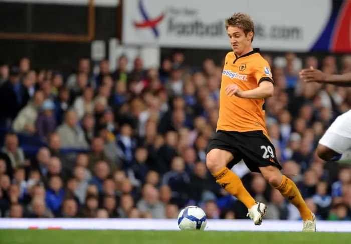 Framed Print : Kevin Doyle Scores the Opener: Wolverhampton Wanderers Take Early Lead Against Everton in Barclays Premier League Soccer Framed Print : Kevin Doyle Scores the Opener: Wolverhampton Wanderers Take Early Lead Against Everton in Barclays Premier League Soccer