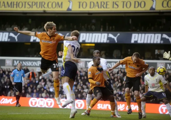 Framed Print : Kevin Doyle Scores the Opener: Wolverhampton Wanderers Take Early Lead Against Tottenham Hotspur in Barclays Premier League Framed Print : Kevin Doyle Scores the Opener: Wolverhampton Wanderers Take Early Lead Against Tottenham Hotspur in Barclays Premier League