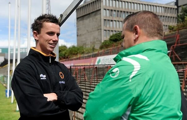 Kevin Foley in Action: Wolverhampton Wanderers vs Bohemians - Pre-Season Friendly Match in Ireland