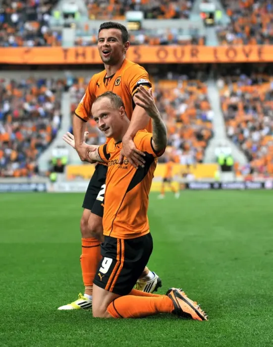 Framed Print : Leigh Griffiths Double: Wolves Crush Gillingham 4-0 (Sky Bet League One, 2013)