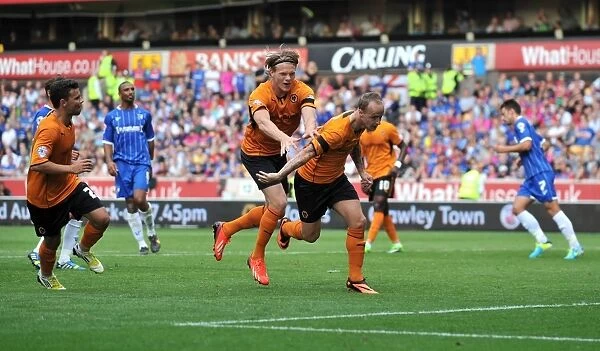 Leigh Griffiths Scores Brace: Wolves Secure Sky Bet League One Victory over Gillingham (August 10, 2013)
