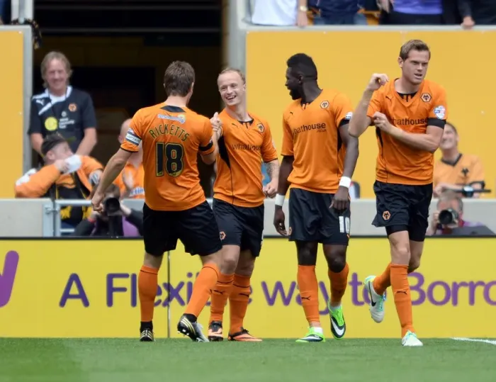 Framed Print : Leigh Griffiths Scores Opening Goal for Wolverhampton Wanderers in Sky Bet League One Debut