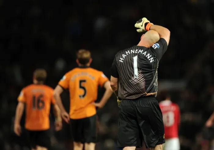 Framed Print : Marcus Hahnemann's Disappointment: Manchester United's 2-1 Win Over Wolverhampton Wanderers (Premier League Soccer) Framed Print : Marcus Hahnemann's Disappointment: Manchester United's 2-1 Win Over Wolverhampton Wanderers (Premier League Soccer)