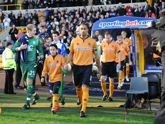 Framed Print : Mascot Showdown: Wolverhampton Wanderers vs Birmingham City - Barclays Premier League