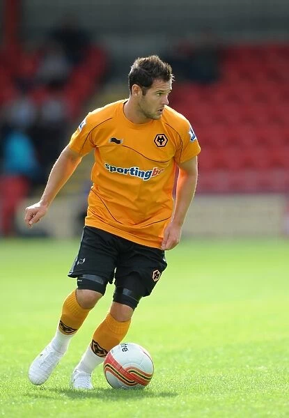 Matt Jarvis in Action: Wolverhampton Wanderers vs Crewe Alexandra (Pre-Season Friendly)
