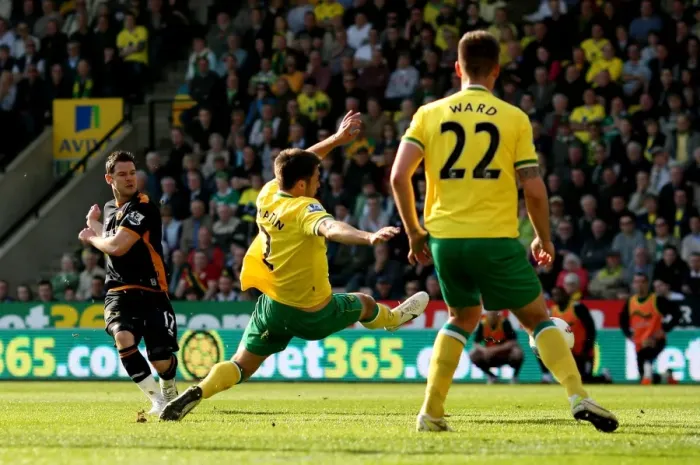 Framed Print : Matt Jarvis Scores the Opener: Wolverhampton Wanderers Triumph at Norwich City (Premier League) Framed Print : Matt Jarvis Scores the Opener: Wolverhampton Wanderers Triumph at Norwich City (Premier League)