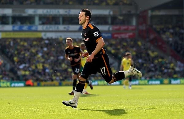 Matt Jarvis Scores the Opening Goal: Wolverhampton Wanderers Victory at Norwich City (BPL)