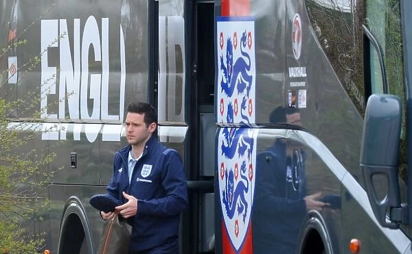 Matt Jarvis of Wolverhampton Wanderers Beginns England Training: First Session at London Colney
