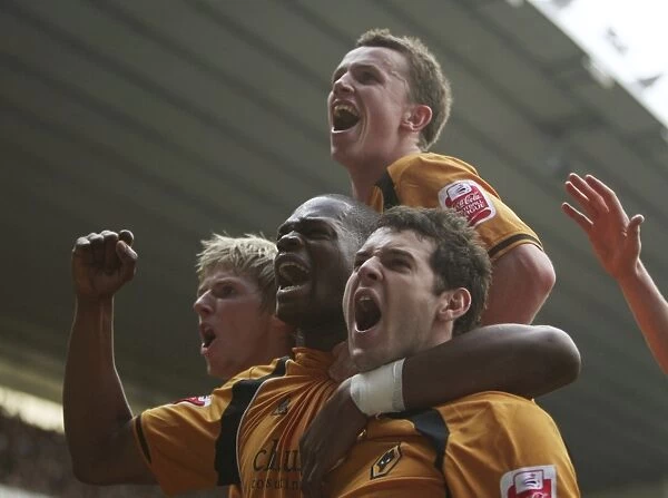 Matthew Jarvis Scores Second Goal: Derby County vs. Wolverhampton Wanderers in Championship Match (April 13, 2009)