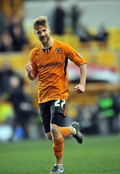 Michael Jacobs Scores His Second Goal: Wolves Victory Over Notts County in Sky Bet League One (February 15, 2014, Molineux Stadium)