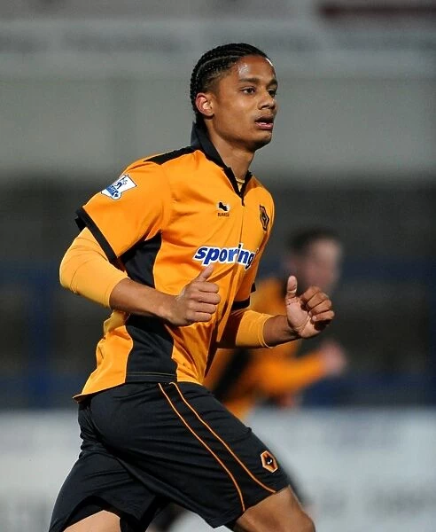 Michael Mancienne in Action: Wolverhampton Wanderers vs Bolton Wanderers - Barclays Premier Reserve League North Soccer Match