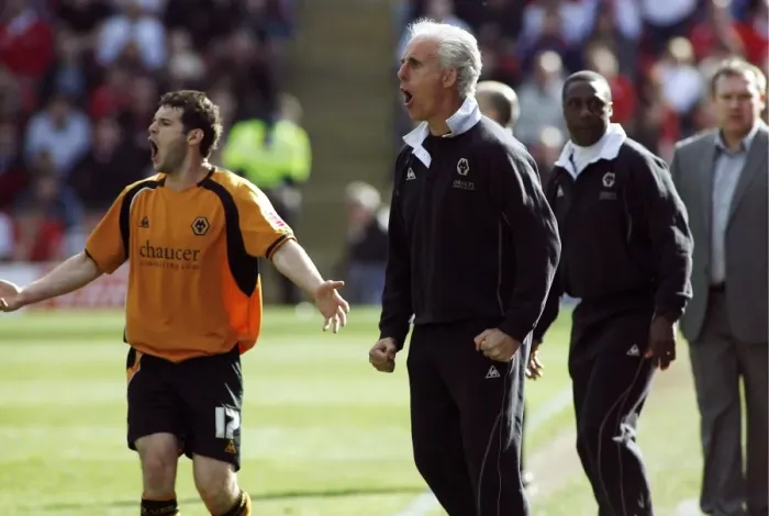 Framed Print : Mick McCarthy and Matthew Jarvis: Leading Wolverhampton Wanderers to Championship Glory at Barnsley's Oakwell (April 2009) Framed Print : Mick McCarthy and Matthew Jarvis: Leading Wolverhampton Wanderers to Championship Glory at Barnsley's Oakwell (April 2009)