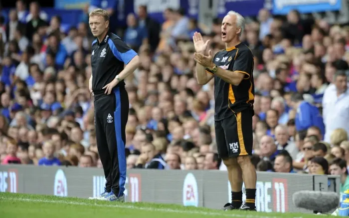 Framed Print : Mick McCarthy vs. David Moyes: A Battle of Managers in Everton vs. Wolverhampton Wanderers, Barclays League Soccer Match Framed Print : Mick McCarthy vs. David Moyes: A Battle of Managers in Everton vs. Wolverhampton Wanderers, Barclays League Soccer Match