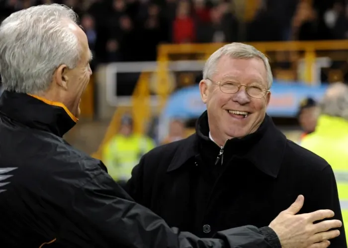 Framed Print : Mick McCarthy vs. Sir Alex Ferguson: A Premier League Showdown - Wolverhampton Wanderers vs. Manchester United