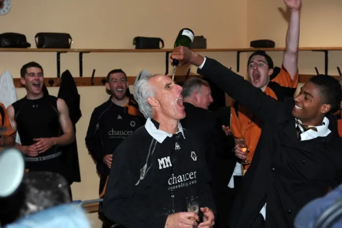 Framed Print : Mick McCarthy's Premier League Promotion Celebration: Wolverhampton Wanderers Framed Print : Mick McCarthy's Premier League Promotion Celebration: Wolverhampton Wanderers