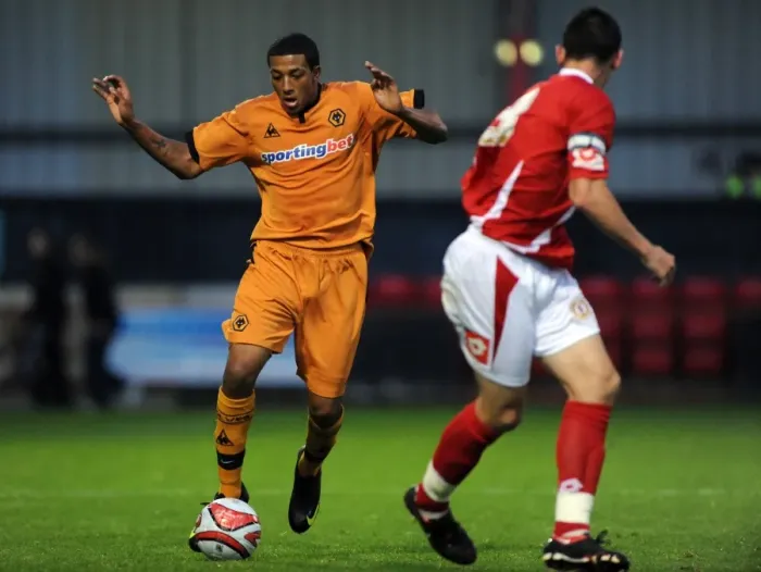 Framed Print : Nathaniel Mendez-Laing in Action: Wolverhampton Wanderers vs Crewe Alexandra (Pre-season) Framed Print : Nathaniel Mendez-Laing in Action: Wolverhampton Wanderers vs Crewe Alexandra (Pre-season)