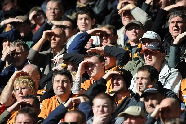 Passionate Premier League Clash: Wolves Fans in Full Roar - Wolverhampton Wanderers vs Aston Villa