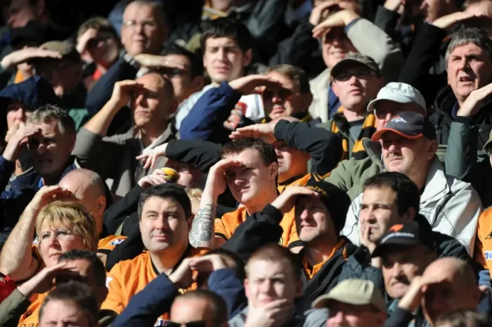 Framed Print : Passionate Premier League Clash: Wolves Fans in Full Roar - Wolverhampton Wanderers vs Aston Villa Framed Print : Passionate Premier League Clash: Wolves Fans in Full Roar - Wolverhampton Wanderers vs Aston Villa