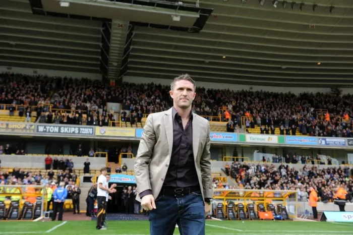 Framed Print : Robbie Keane's Homecoming: A Farewell to Matt Murray at Molineux (Wolverhampton Wanderers vs. Aston Villa, Premier League) Framed Print : Robbie Keane's Homecoming: A Farewell to Matt Murray at Molineux (Wolverhampton Wanderers vs. Aston Villa, Premier League)