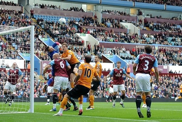Shay Given's Spectacular Save: Aston Villa vs. Wolverhampton Wanderers, Premier League Soccer