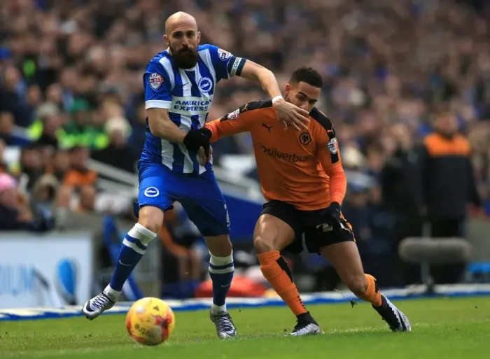 Framed Print : Sky Bet Championship - Brighton and Hove Albion v Wolves - AMEX Stadium Framed Print : Sky Bet Championship - Brighton and Hove Albion v Wolves - AMEX Stadium