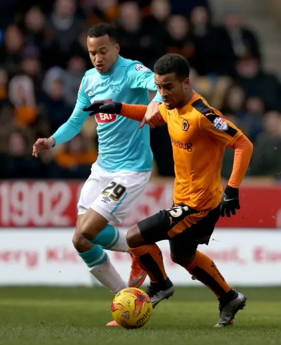 Framed Print : Sky Bet Championship Showdown: Wolves vs Derby County at Molineux