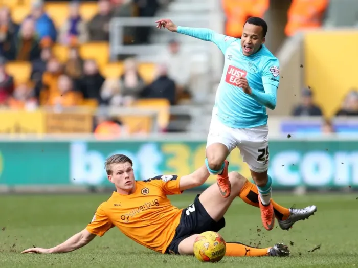 Framed Print : Sky Bet Championship Showdown: Wolves vs Derby County at Molineux