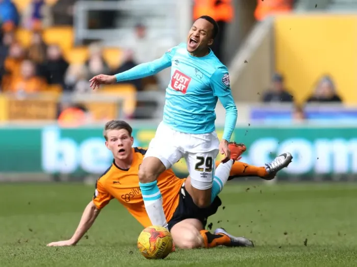 Framed Print : Sky Bet Championship Showdown: Wolves vs Derby County at Molineux Stadium Framed Print : Sky Bet Championship Showdown: Wolves vs Derby County at Molineux Stadium