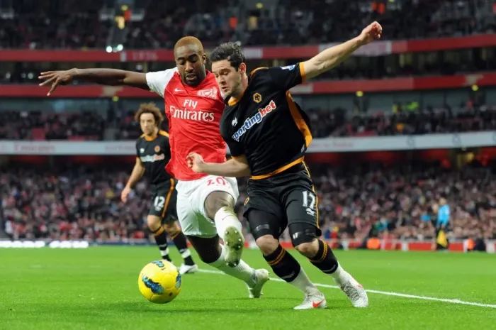 Framed Print : SOCCER - Barclays Premier League - Arsenal v Wolverhampton Wanderers