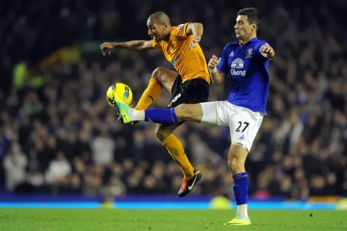 Framed Print : SOCCER - Barclays Premier League - Everton v Wolverhampton Wanderers