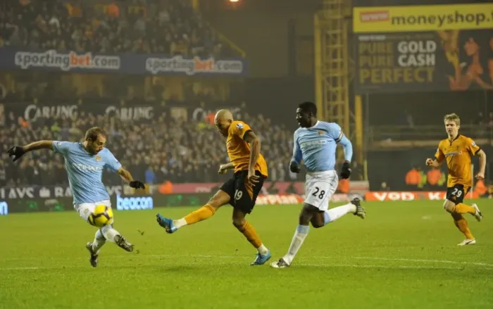 Framed Print : SOCCER - Barclays Premier League - Wolverhampton Wanderers v Manchester City