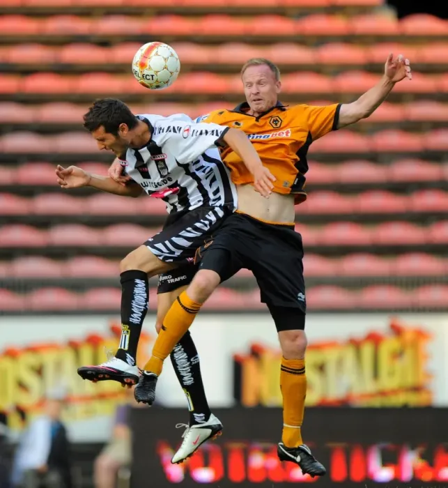 Framed Print : Soccer - Pre-Season Friendly - RCSC Charleroi v Wolverhampton Wanderers Framed Print : Soccer - Pre-Season Friendly - RCSC Charleroi v Wolverhampton Wanderers