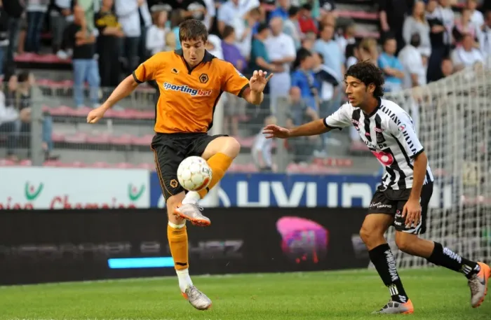 Framed Print : Soccer - Pre-Season Friendly - RCSC Charleroi v Wolverhampton Wanderers Framed Print : Soccer - Pre-Season Friendly - RCSC Charleroi v Wolverhampton Wanderers