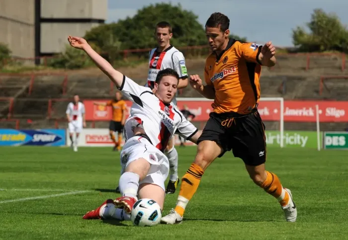 Framed Print : SOCCER - Pre season tour of Ireland - Pre Season Friendly Match - Bohemian v Wolverhampton Wanderers Framed Print : SOCCER - Pre season tour of Ireland - Pre Season Friendly Match - Bohemian v Wolverhampton Wanderers