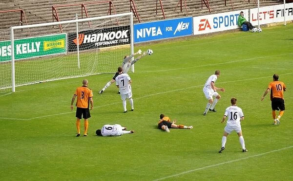 Stephen Fletcher Scores the Second Goal: Wolverhampton Wanderers Lead 2-0 against Bohemians in Pre-Season Friendly