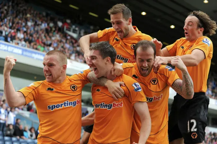 Framed Print : Stephen Ward Scores the Game-Winning Goal: Wolverhampton Wanderers Take a 2-1 Lead Over Blackburn Rovers in Premier League Soccer Framed Print : Stephen Ward Scores the Game-Winning Goal: Wolverhampton Wanderers Take a 2-1 Lead Over Blackburn Rovers in Premier League Soccer