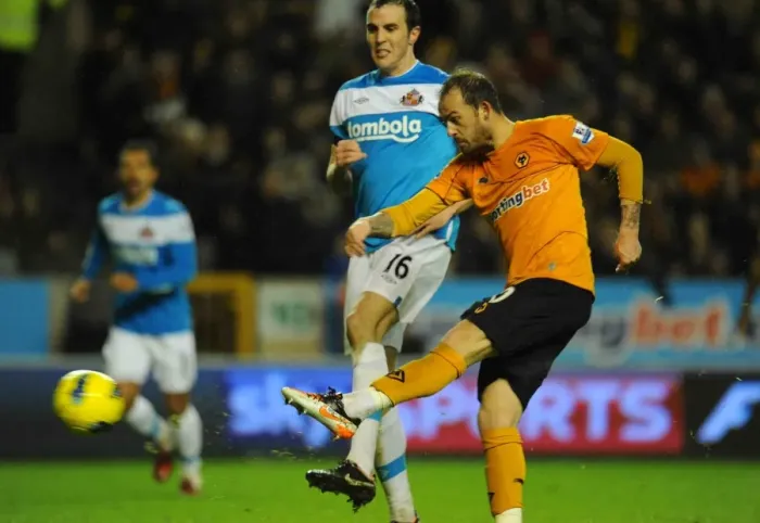 Framed Print : Steven Fletcher: Current Wolves Player Framed Print : Steven Fletcher: Current Wolves Player