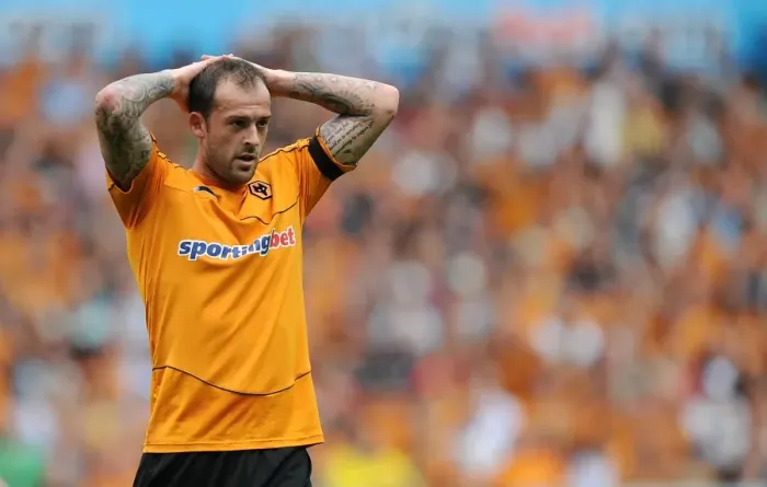 Framed Print : Steven Fletcher Leads Wolverhampton Wanderers in Premier League Clash against Fulham