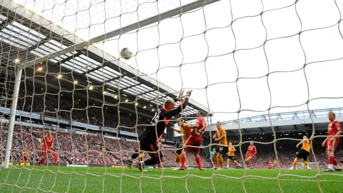 Framed Print : Steven Fletcher's Dramatic 2-1 Goal: Wolverhampton Wanderers Stun Liverpool in Premier League Framed Print : Steven Fletcher's Dramatic 2-1 Goal: Wolverhampton Wanderers Stun Liverpool in Premier League