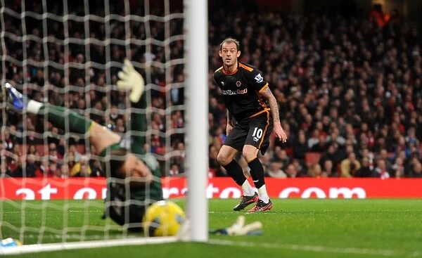 Steven Fletcher's Equalizing Goal: Arsenal vs. Wolverhampton Wanderers, Barclays Premier League