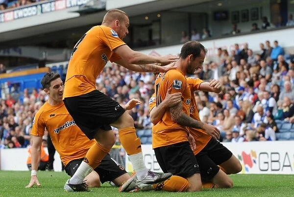 Steven Fletcher's Last-Minute Equalizer: A Dramatic Rescue for Wolverhampton Wanderers in the Premier League (1-1 v Blackburn Rovers)