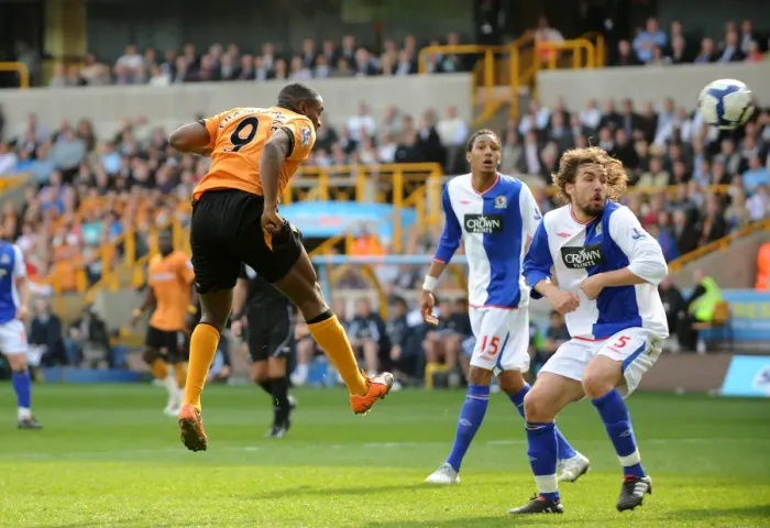Framed Print : Sylvan Ebanks-Blake's Equalizing Goal: Wolves vs. Blackburn Rovers, Barclays Premier League Framed Print : Sylvan Ebanks-Blake's Equalizing Goal: Wolves vs. Blackburn Rovers, Barclays Premier League