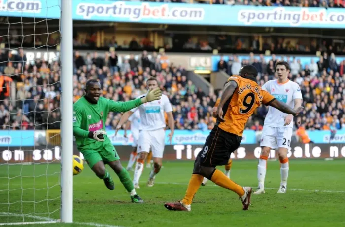Framed Print : Sylvan Ebanks-Blake's Hat-trick Seals 3-0 Wolverhampton Wanderers Premier League Victory Framed Print : Sylvan Ebanks-Blake's Hat-trick Seals 3-0 Wolverhampton Wanderers Premier League Victory