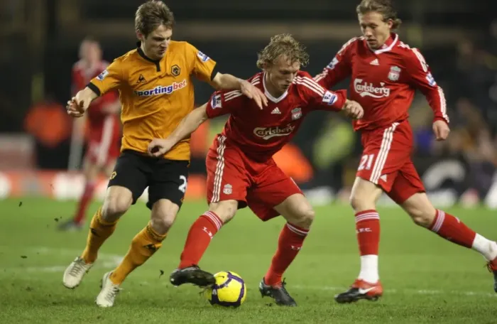 Framed Print : Titanic Clash: Doyle vs Kuyt - Wolverhampton Wanderers vs Liverpool Framed Print : Titanic Clash: Doyle vs Kuyt - Wolverhampton Wanderers vs Liverpool