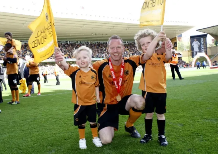 Framed Print : Wolverhampton Wanderers: Jody Craddock's Championship-Winning Celebration vs Doncaster Rovers (03 / 05 / 09)