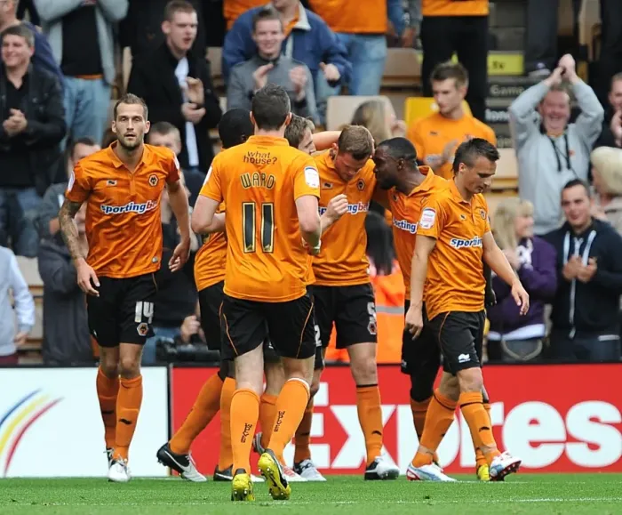 Framed Print : Wolverhampton Wanderers: Stearman Scores Second Goal Against Leicester City in Championship Match at Molineux (September 16, 2012)