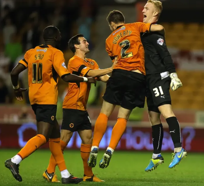 Framed Print : Wolverhampton Wanderers: Johnstones Paint Trophy Penalty Shootout Triumph Over Walsall - McCarey's Heroics Framed Print : Wolverhampton Wanderers: Johnstones Paint Trophy Penalty Shootout Triumph Over Walsall - McCarey's Heroics
