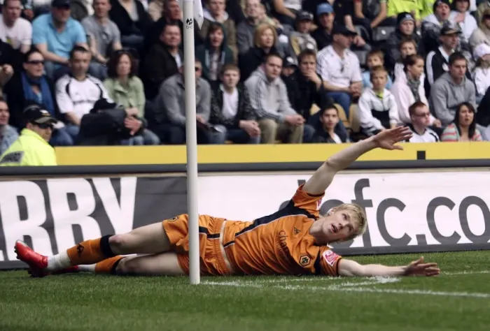 Framed Print : Wolverhampton Wanderers: Andrew Keogh's Historic First Goal Against Derby County in Championship (2009) Framed Print : Wolverhampton Wanderers: Andrew Keogh's Historic First Goal Against Derby County in Championship (2009)