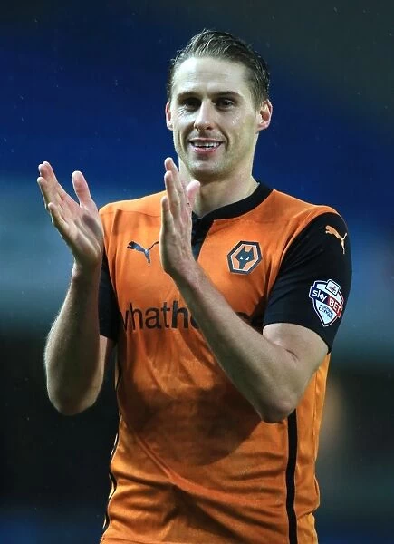 Wolverhampton Wanderers Celebrate Championship Victory at Ewood Park: David Edwards Rejoices with Fans (Blackburn Rovers vs. Wolves)